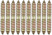 Viti a testa deviante in bronzo - 10 pezzi - 60 mm di lunghezza complessiva