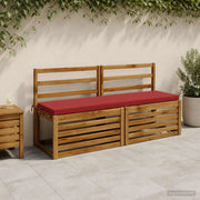 Cuscini per Panchina a 2 Pezzi SOEST 2 pz 100% Poliestere 949021
