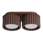Plafoniera AURA 2 marrone Gx53