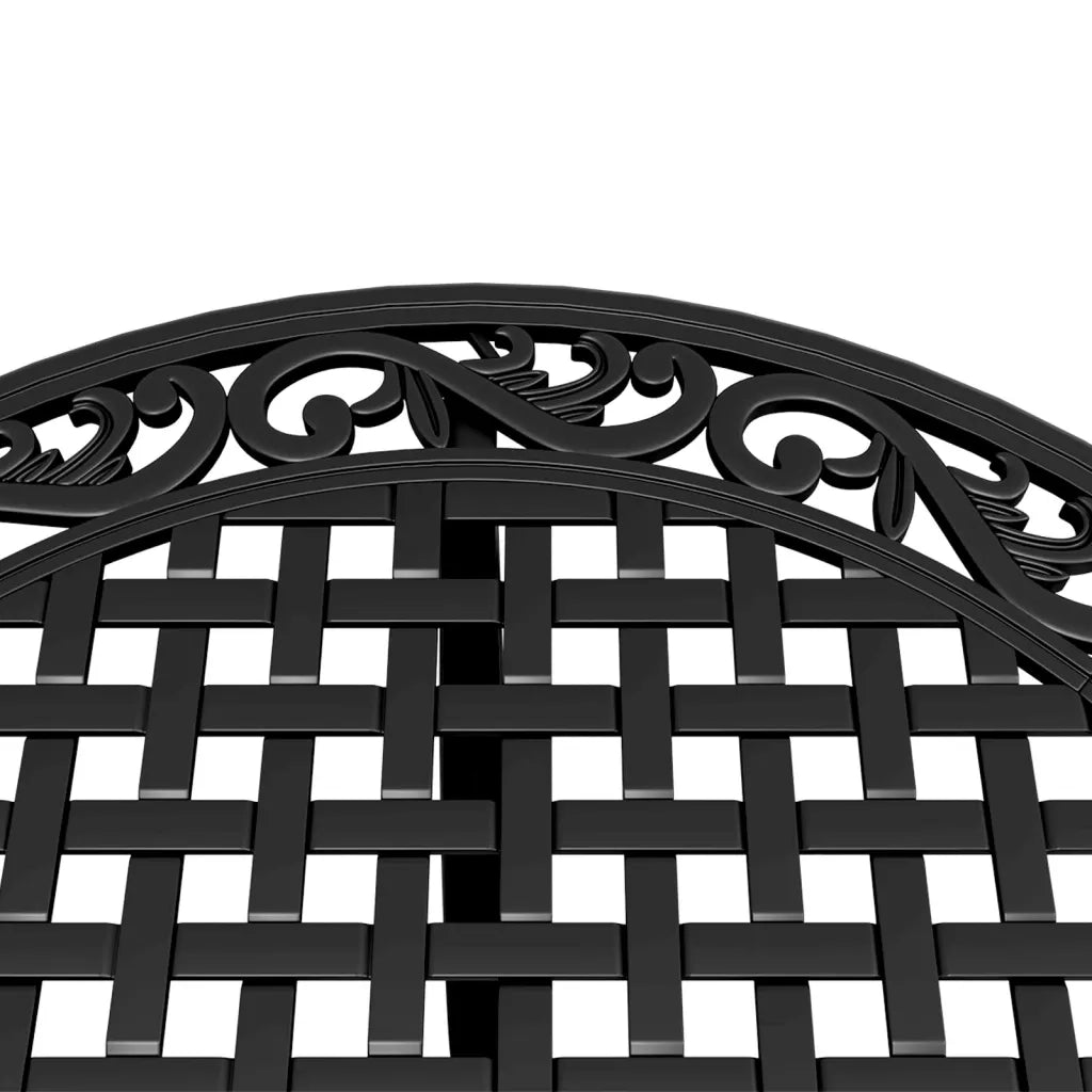 Set da Bistrot 3 pz Nero in Alluminio Pressofuso 3216331