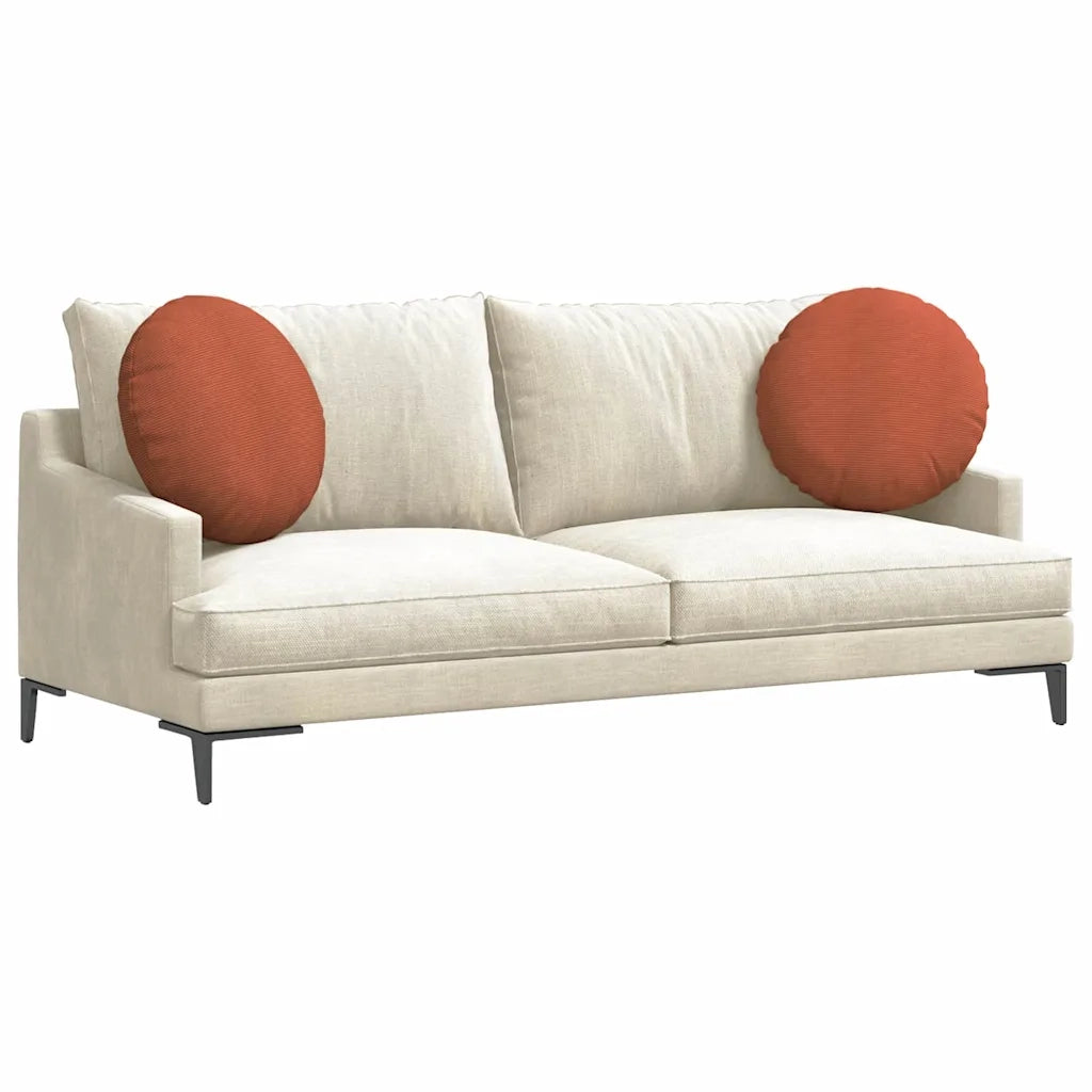 Cuscini per Seduta 2 pz | Cuscini per sedie Rosso Arancio ?50 x 19 cm