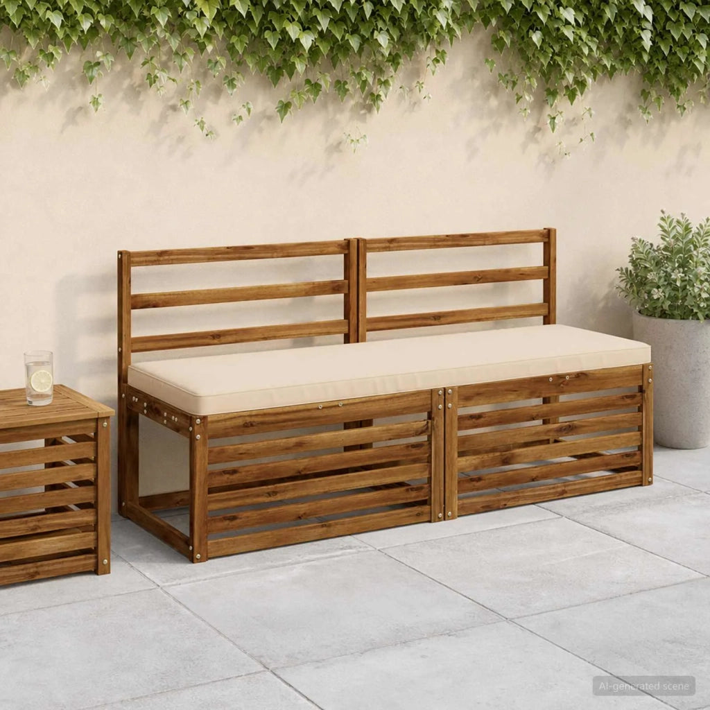 Cuscini per Panchina a 2 Pezzi VUGHT 2 pcs 100% Poliestere 952003