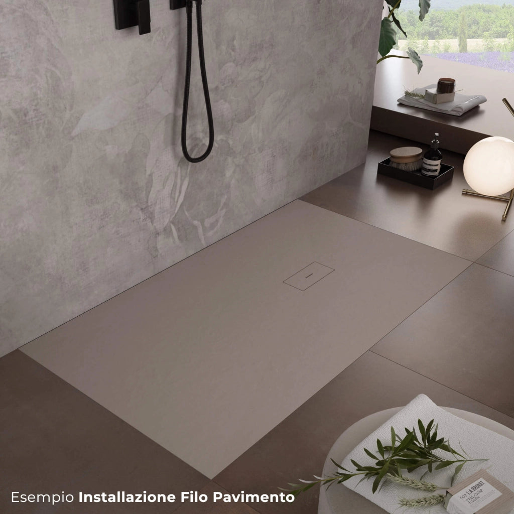 Piatto Doccia in Pietra 70x190 cm Bonussi Manila Sabbia