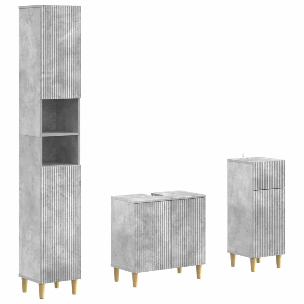 Set di armadietti da bagno in 3 pezzi ARNHEM 3417849