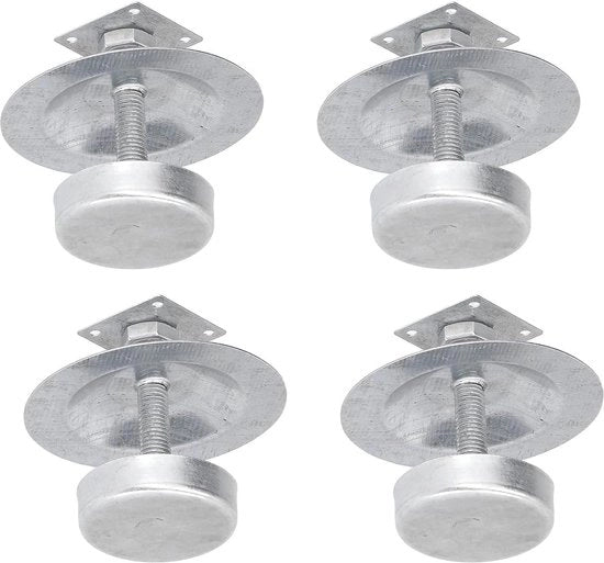 Strumento per apiario in acciaio inox con base e piedi per apiario.