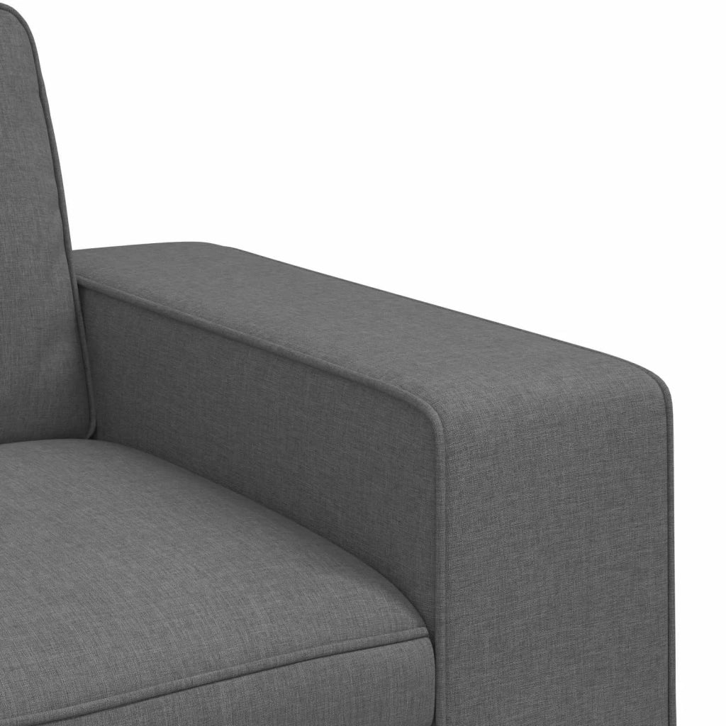 Set di divani 2 pcs Grigio scuro 162 x 80 x 82 cm Tessuto 3407501