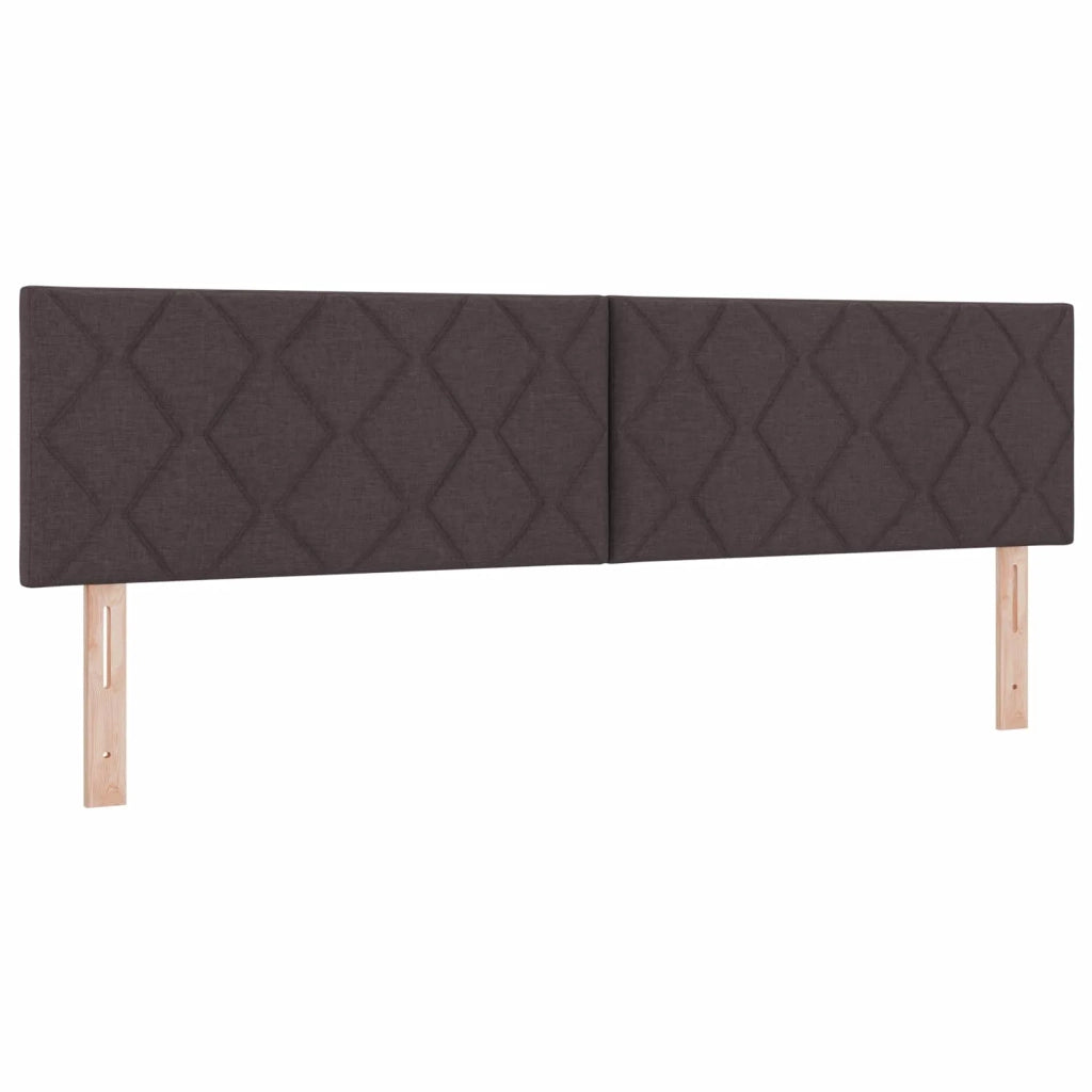 Letto Ottomano con Materasso e LED Marrone Scuro 180 x 200 cm 3457012