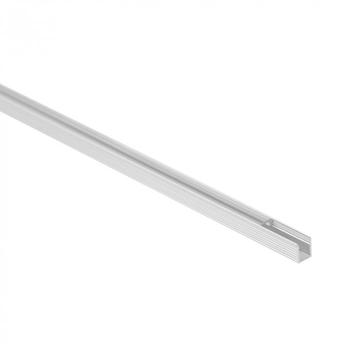 Profilo LED NW02 a superficie anodizzato trasparente 2m