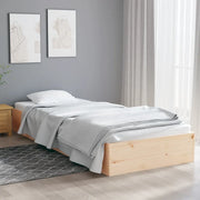 Giroletto-Struttura Letto in Legno Massello 90x190 cm Single 322197