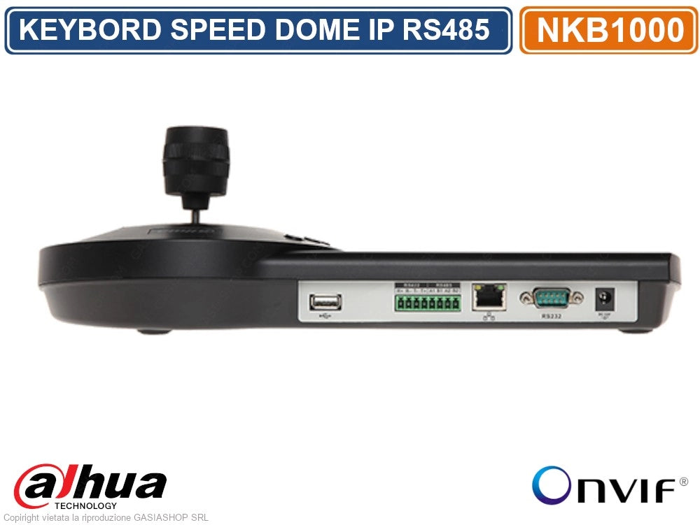 DAHUA NKB1000 CONTROLLER KEYBOARD PTZ PER TELECAMERE SPEED DOME IP RS485