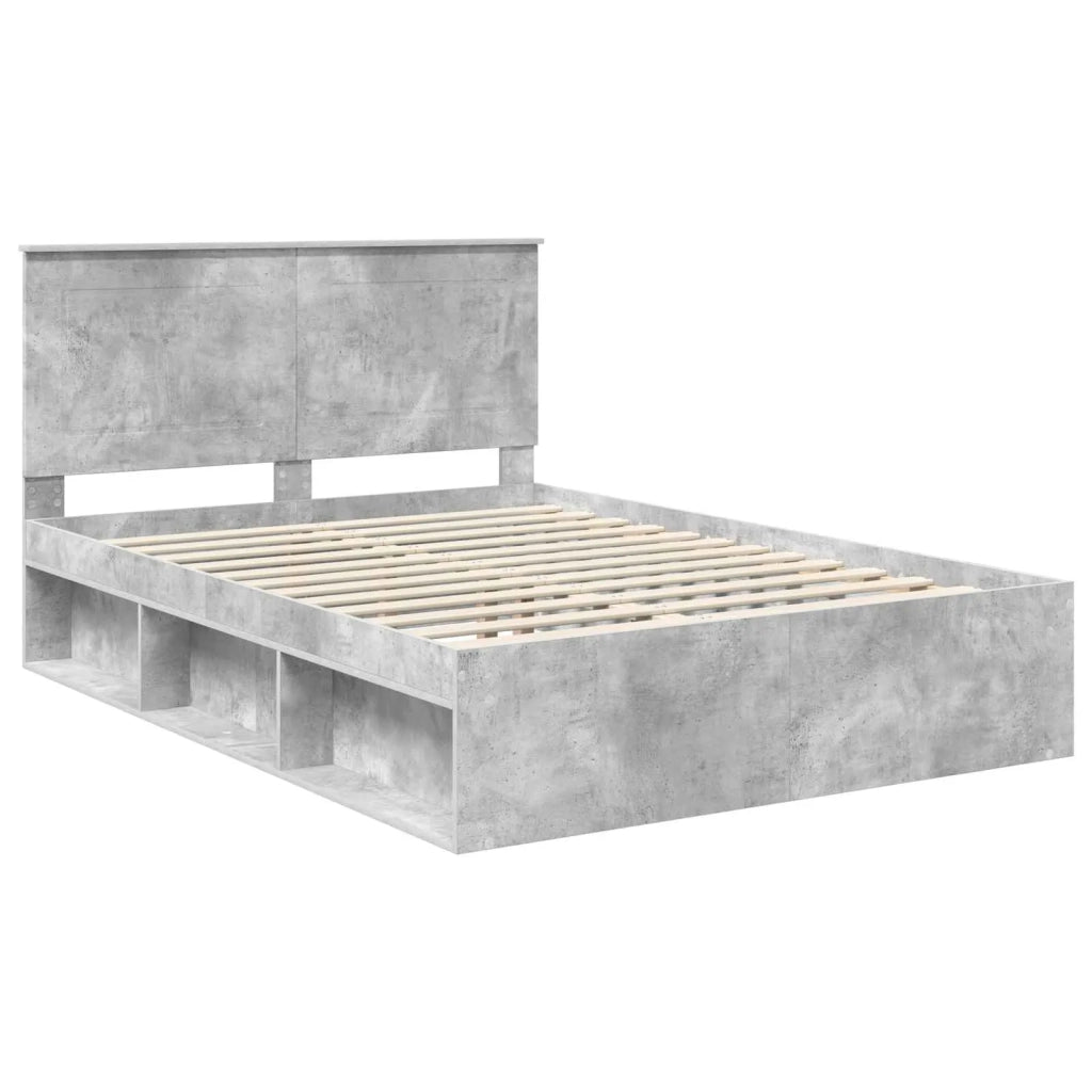 Struttura del letto-Giroletto-Rete del Letto Calcestruzzo 140 x 200 cm Pino massello 607949