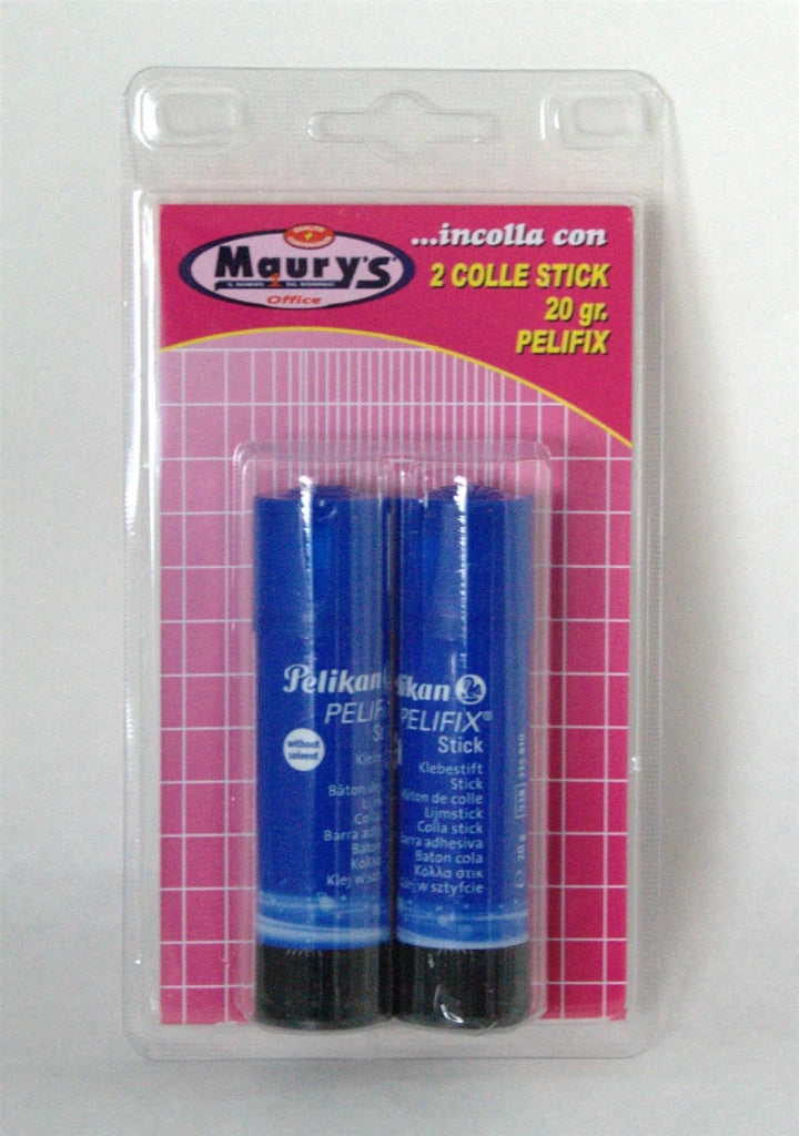 MAURY'S COLLA STICK 20GR 2PZ PER SCUOLA E UFFICIO
