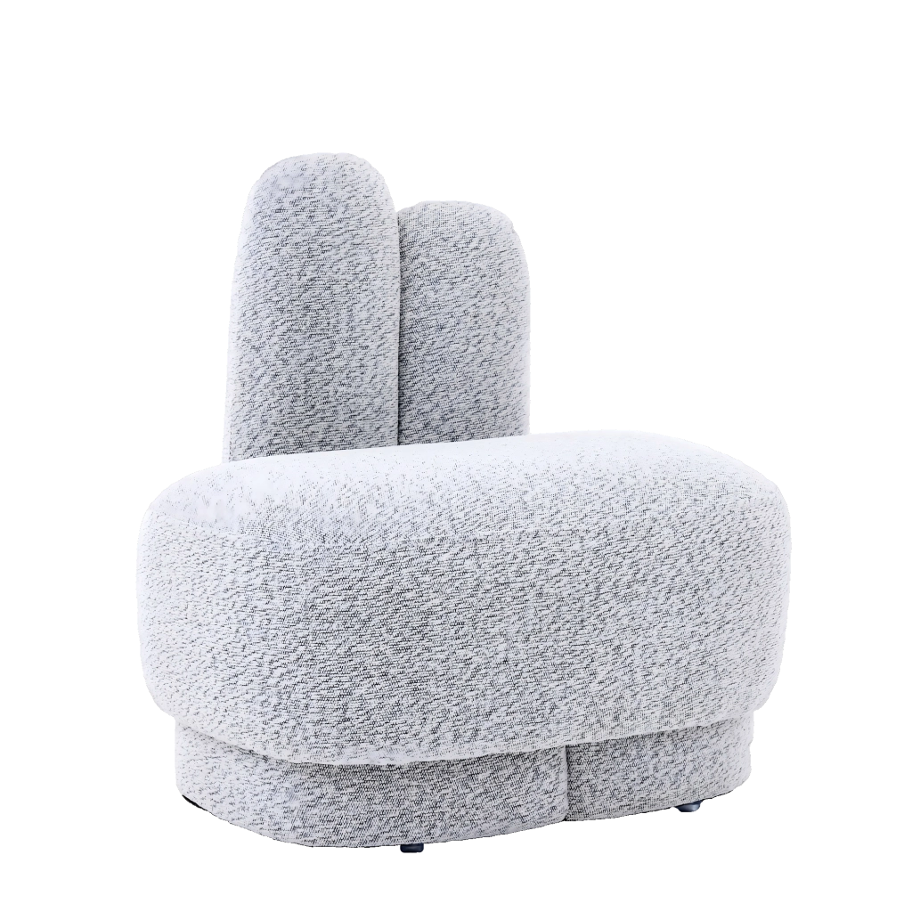 Pouf Orecchie da Coniglio ¨C MINIMAL ¨C Tessuto Imbottito