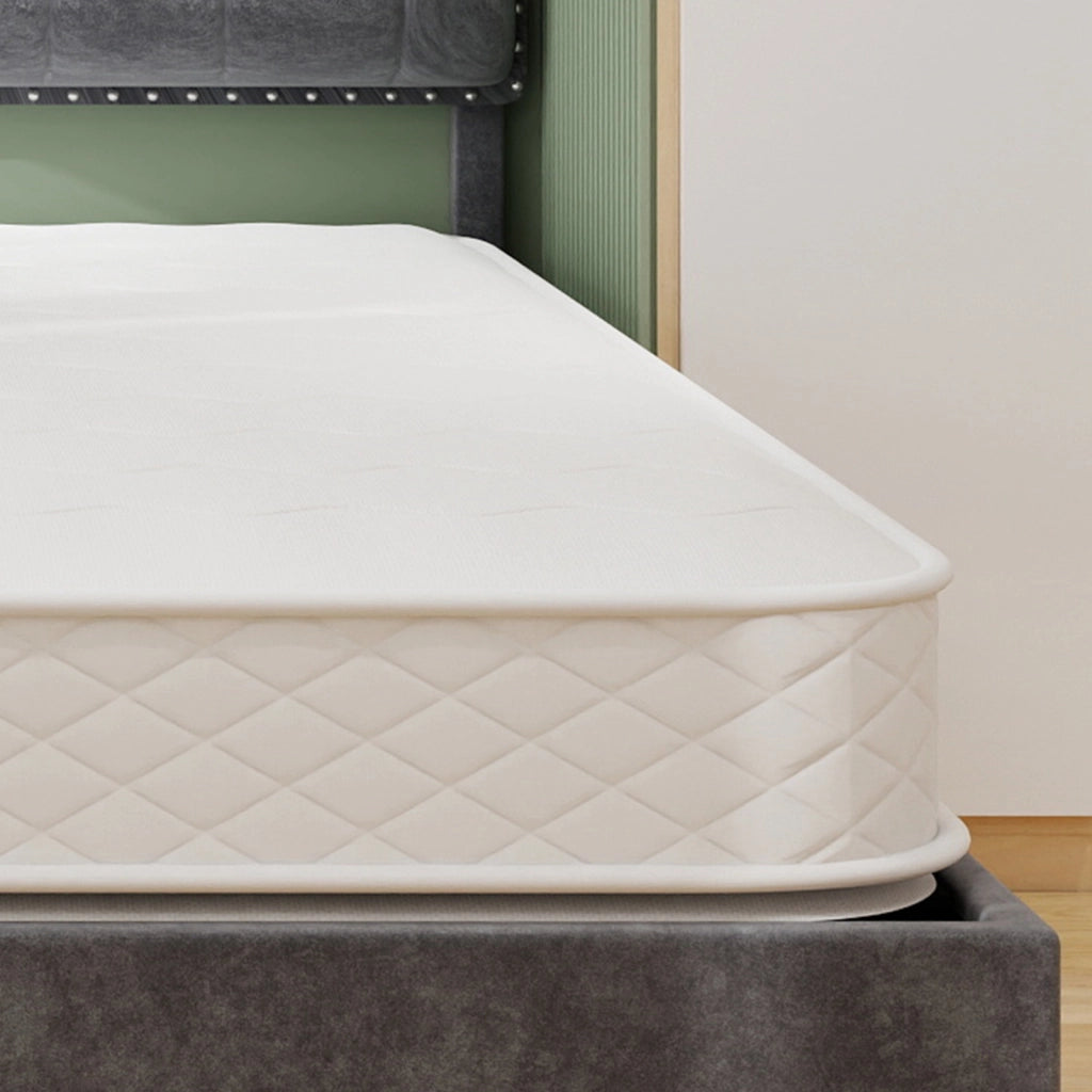 Materasso a molle insacchettate con memory foam, silenzioso e traspirante in tessuto tecnico bianco 160×200×23 cm