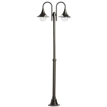 LAMPIONE 'URANO' 2 LUCI Colore Nero