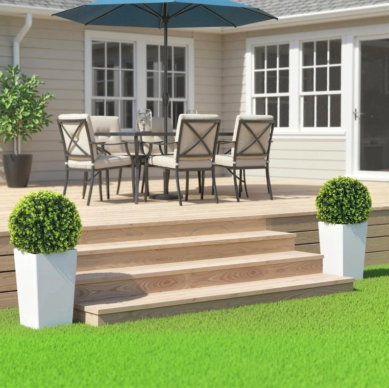 Set di 2 sfere di eucalipto artificiali 65 cm in plastica verde UV per ingresso