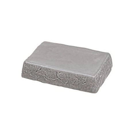 Porta sapone in ceramica grigio Linea Petra Feridras