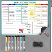 Weekplanner Magnetico - Riscrivibile - 42 x 29,7 cm