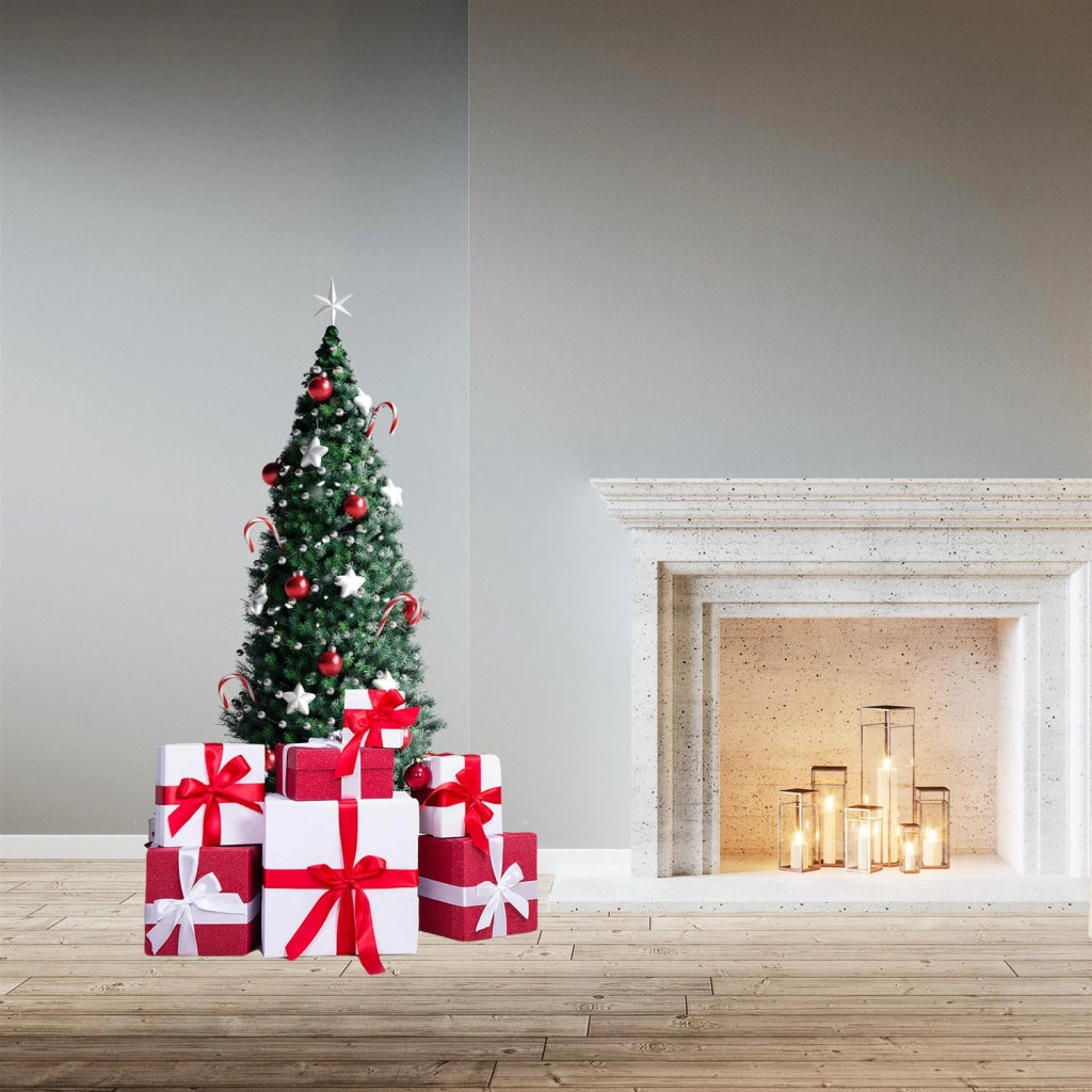 MAURY'S ALBERO DI NATALE EXTRA SLIM 180 CM VERDE