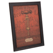 Quadro legno e stoffa 33x43x1,8h