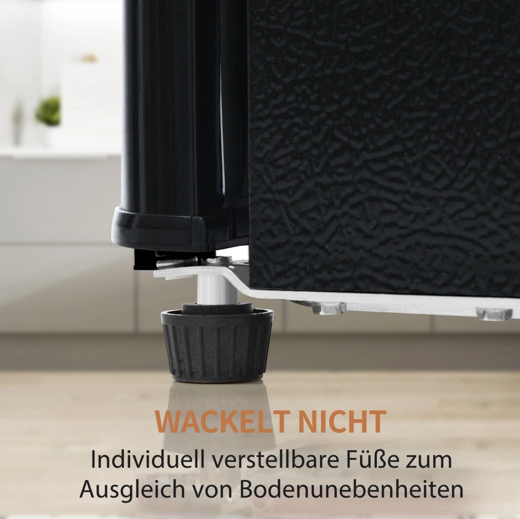 Frigorifero a doppia porta 92 L Classe D con LED; nero