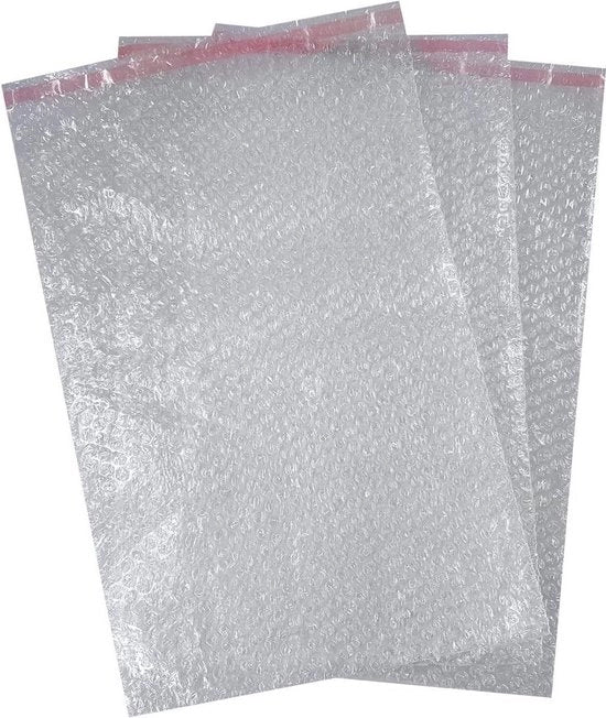 Bubble Wrap trasparente da 305 x 435 mm, confezione da 100 unità