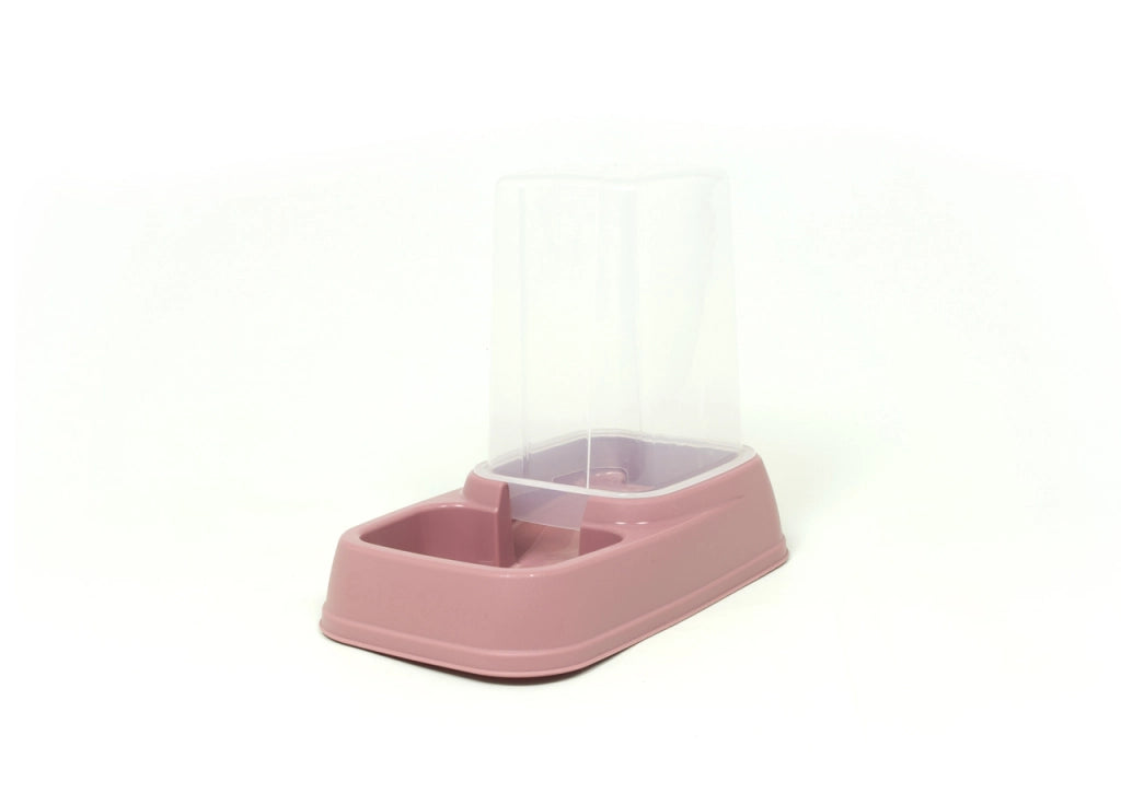Dispenser Cibo/Acqua 8L Per Animali Modello 700086 Colore Rosa