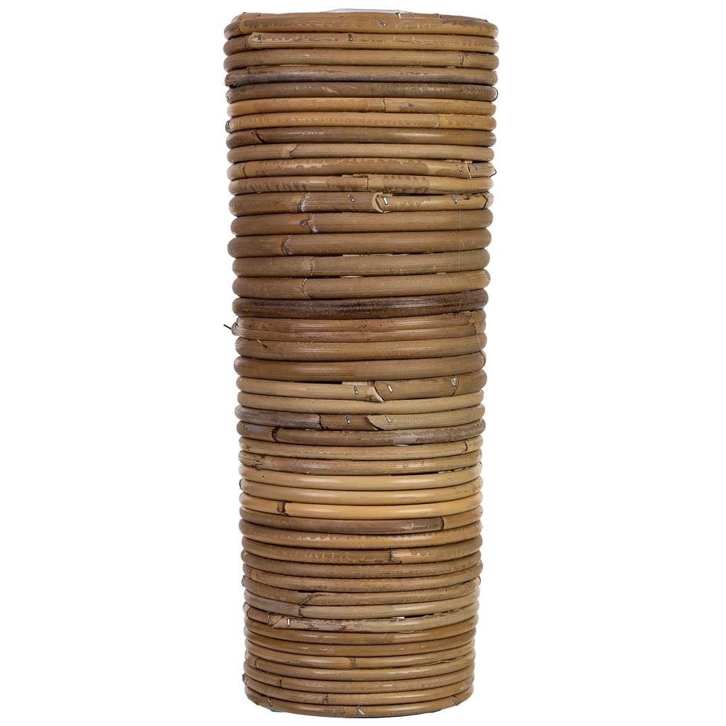 Vaso in bambù 16x16x39h cm