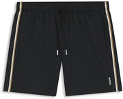 Short da bagno iconico per uomo, nero, M