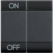 Living Light - Copritasto 2 moduli ON OFF - L4911M2AGN