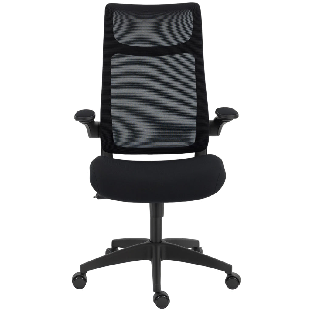 Sedia da Ufficio Ergonomica con Braccioli 3D ¨C Xylo ¨C Schienale in Rete Nero