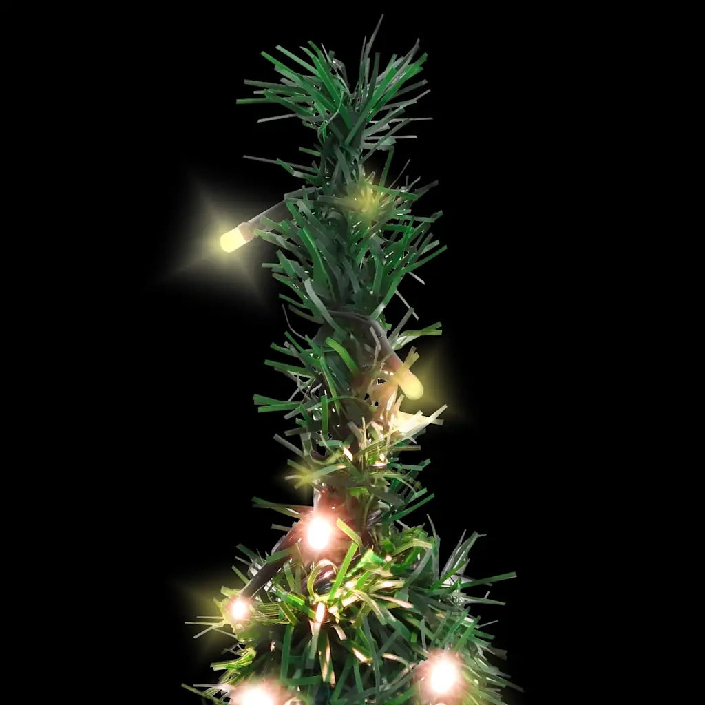 Albero di Natale Artificiale-Decorazioni natalizie Pop-up con 50 LED Verde 120 cm