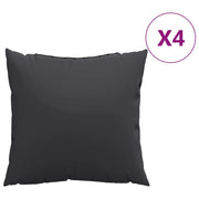 Cuscini per Divano 4 pz | Cuscini per sedie Neri 40x40 cm in Tessuto