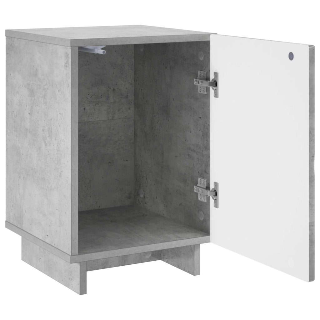 Comodino Grigio Cemento 33,5 x 34,5 x 50 cm 8011411