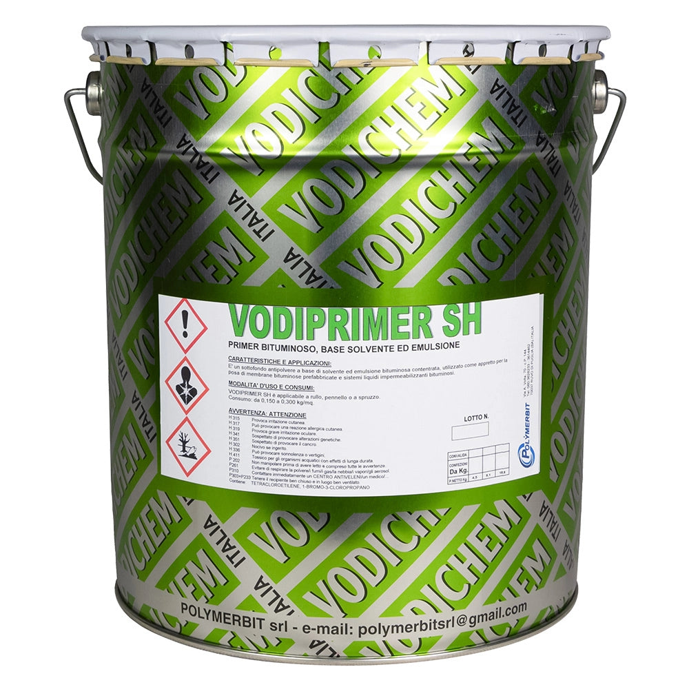 Primer Bituminoso a Solvente Vodichem Vodiprimer Sh 5 kg