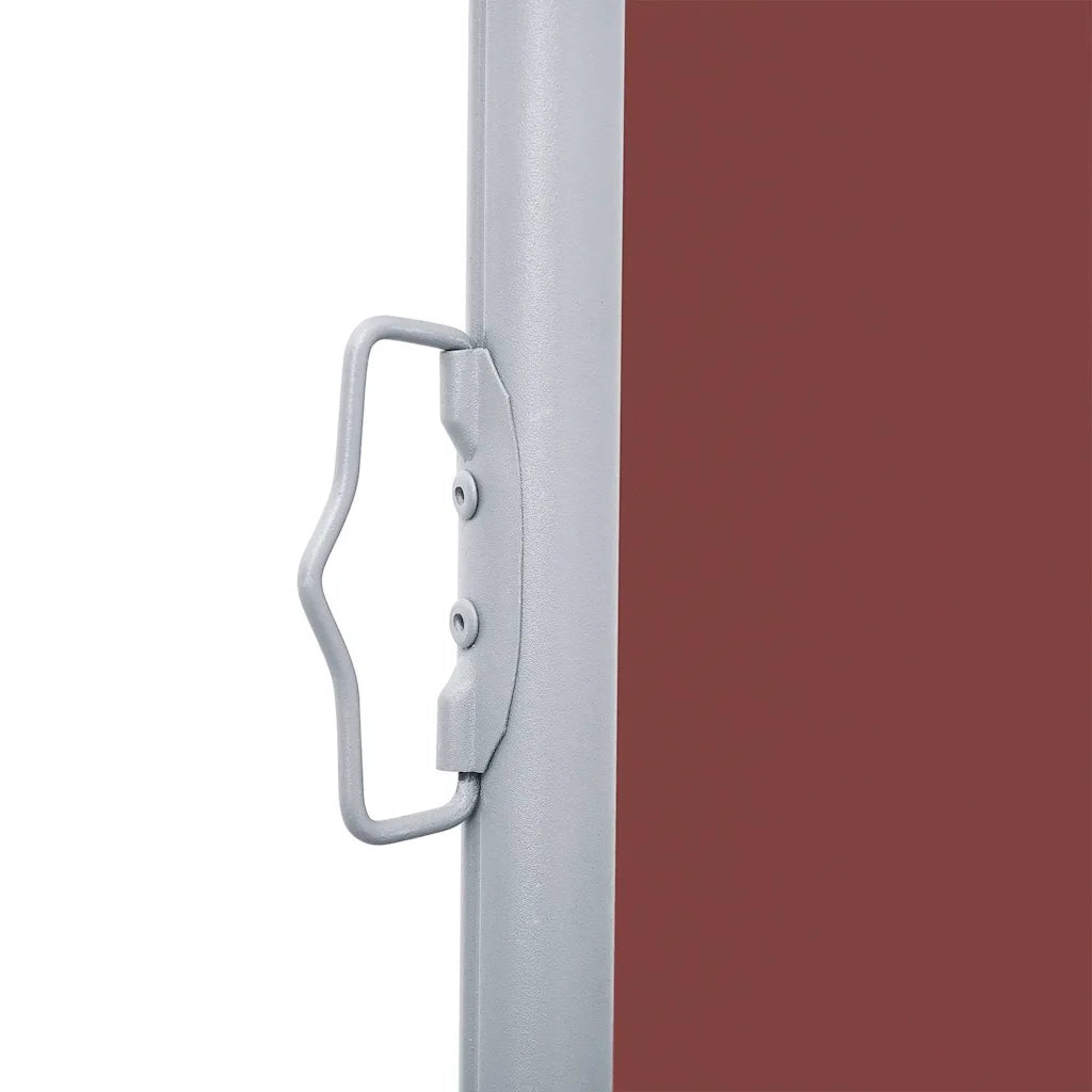 Tenda da Sole Laterale Retrattile Marrone 120x600 cm 48451