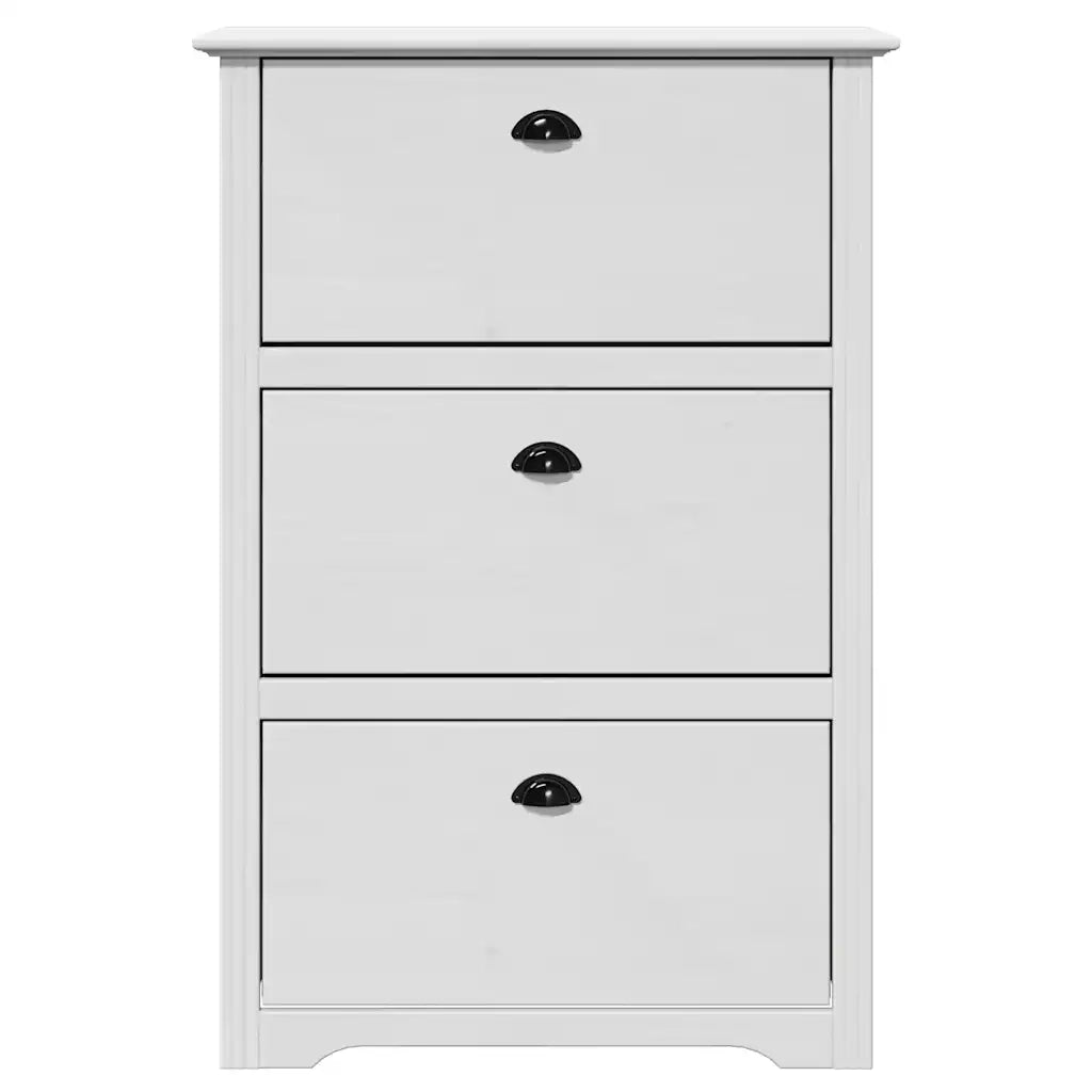 Scarpiera BODO Bianca 80x35x118 cm 4016881