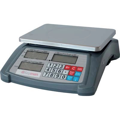 BILANCIA DIGITALE CONTAPEZZI 420155 EFFEKG 30/GR 1 DISPLAY LCD PIATTO CM 28X20