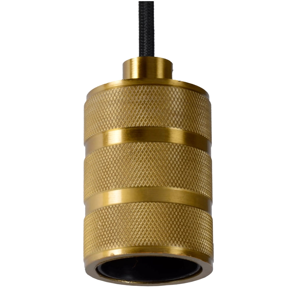 Lampada a sospensione moderna Jova oro E27 60W Lucide