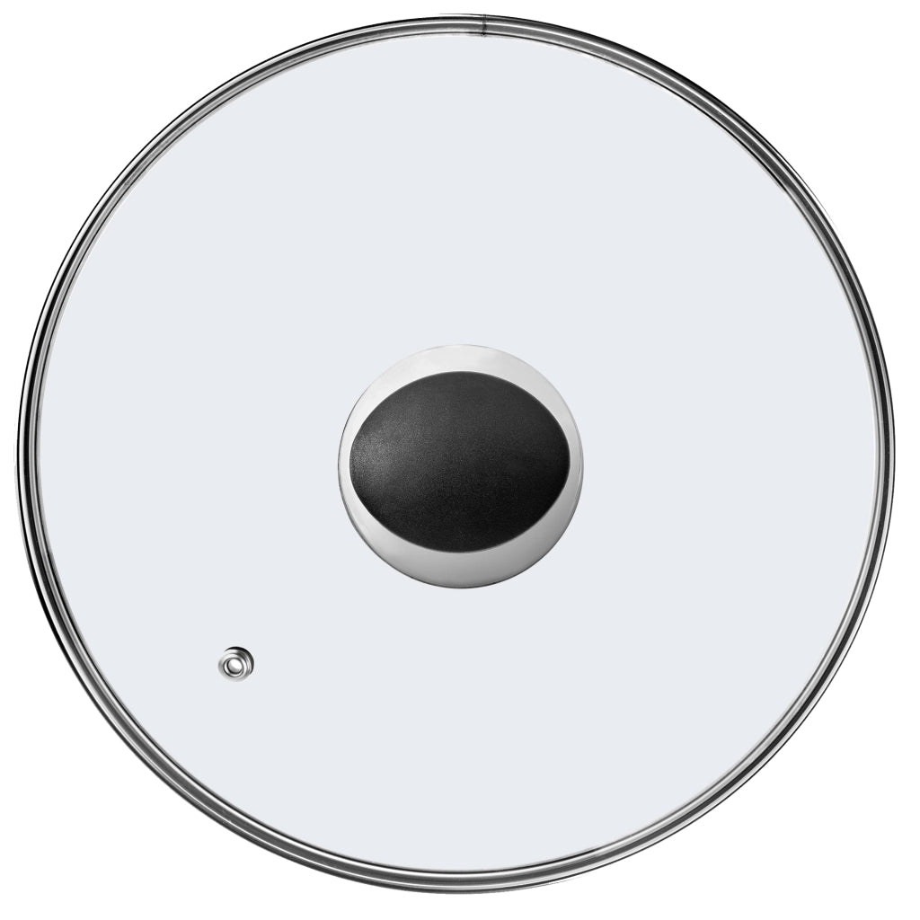 Coperchio in vetro KADAX da 24 cm, universale, resistente al calore, per pentole e padelle.