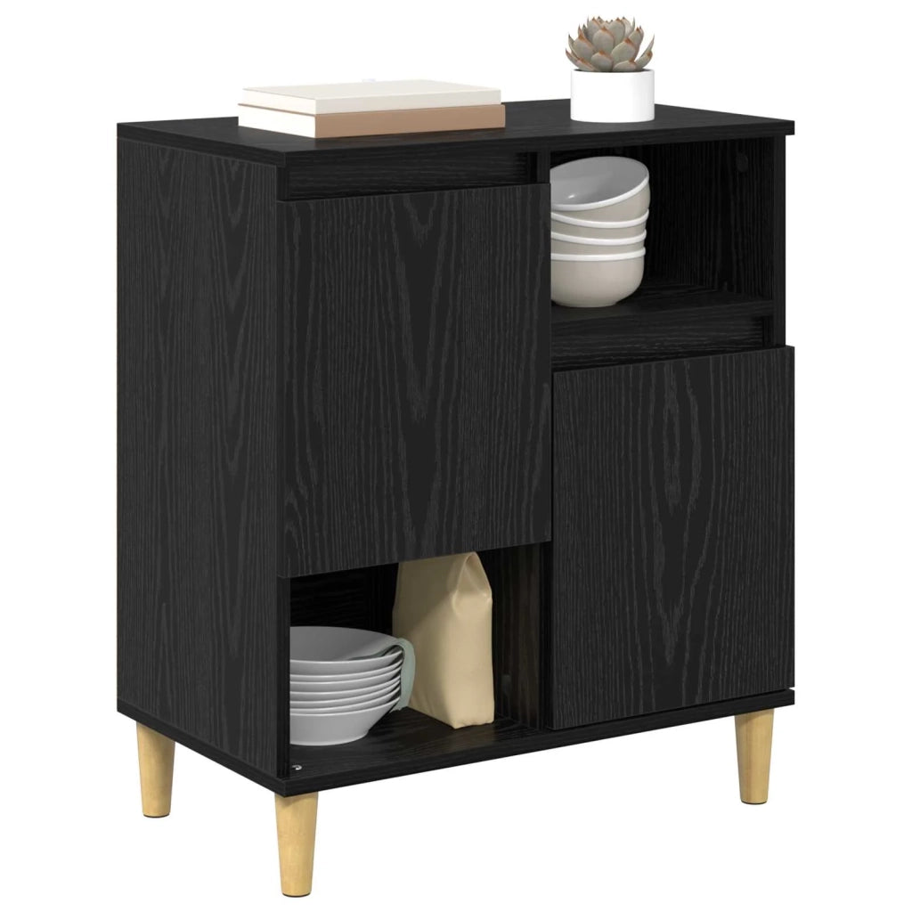 Credenza Rovere nero 35 x 60 x 70 cm Legno multistrato 881259