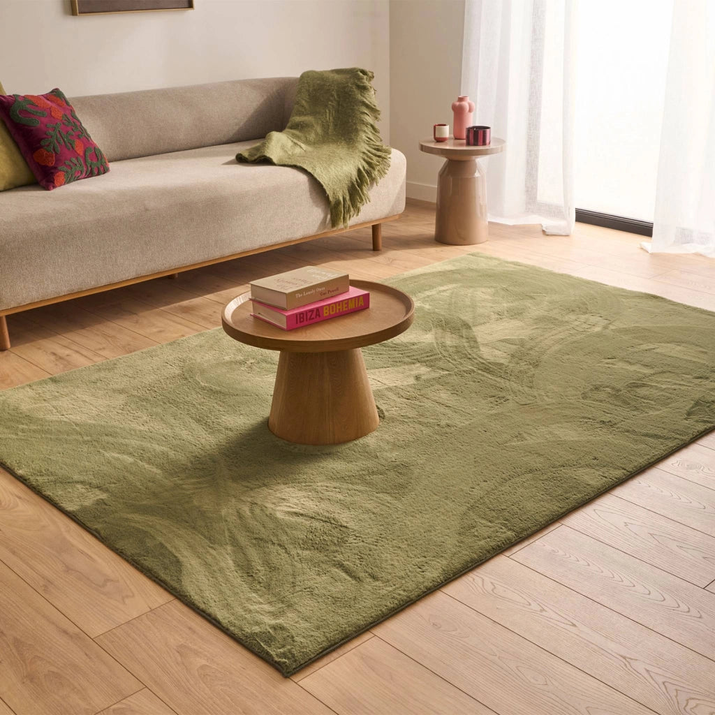 Tappeto interno verde unito