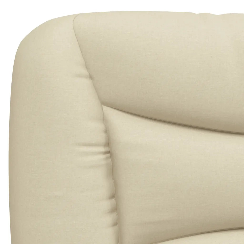 Coussin de tête de lit Hvar crème 90 cm tissu