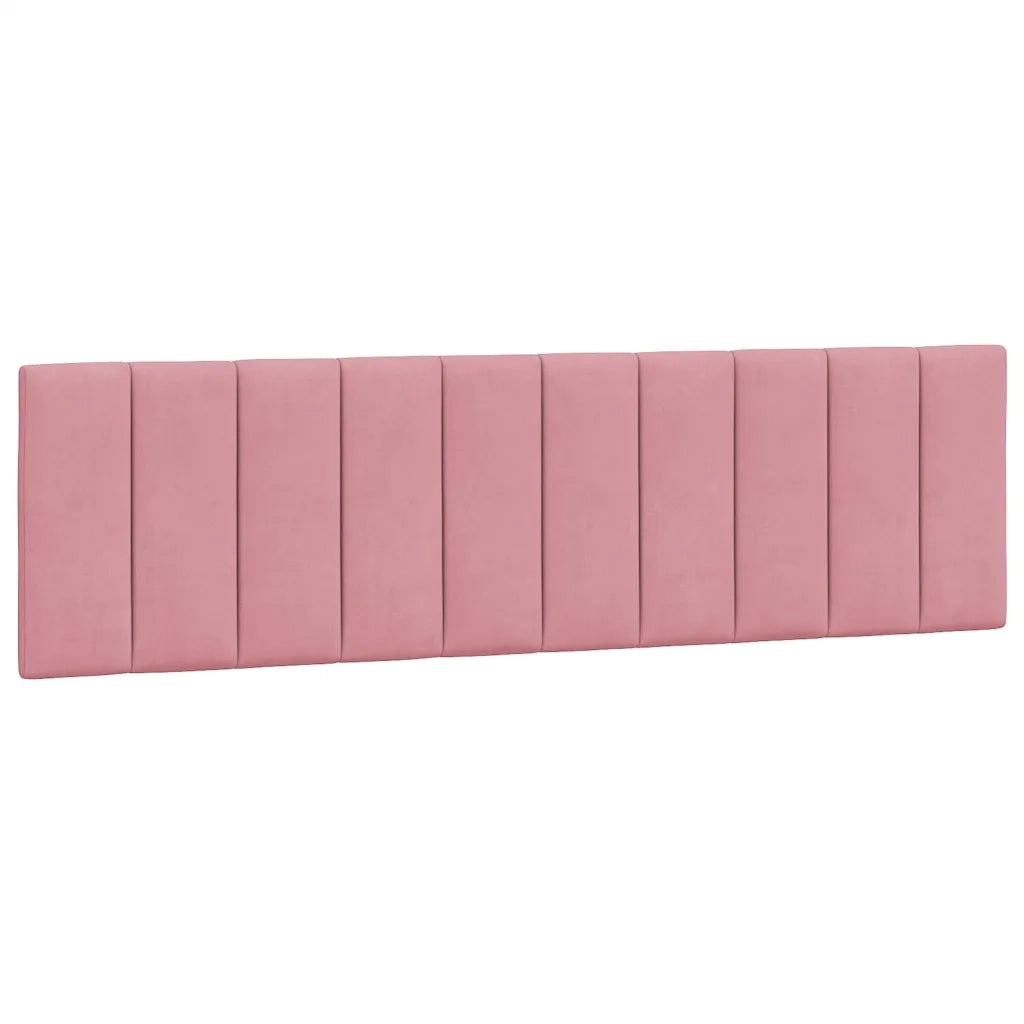 Giroletto senza Materasso-Struttura Letto Hanko Rosa 180x200 cm in Velluto