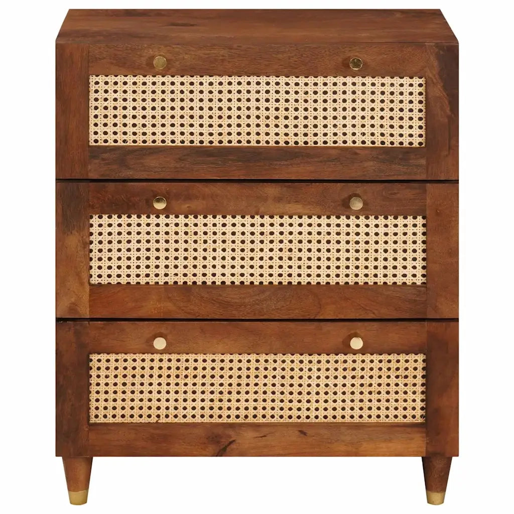 Credenza Marrone 60 x 33 x 75 cm Legno di mango massello 4018883