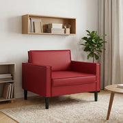 Poltrona XL Borgogna Similpelle 42043521