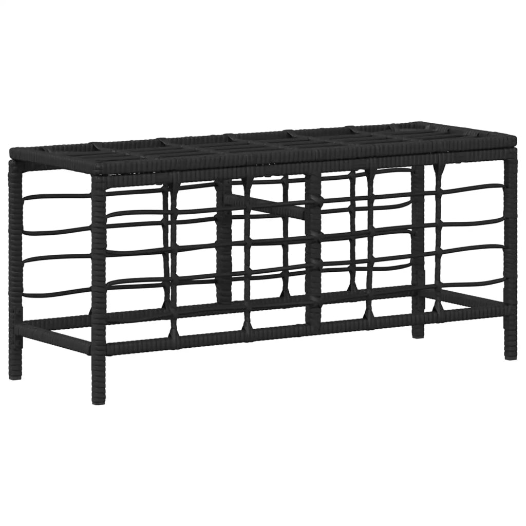 Set da Pranzo per Giardino 3 pz Nero e Grigio 42026756