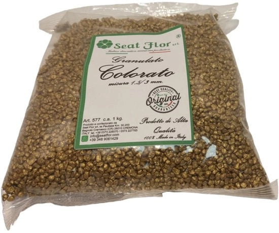 Granulato colorato, Grind, 1 kg, Oro - Ideale per la decorazione