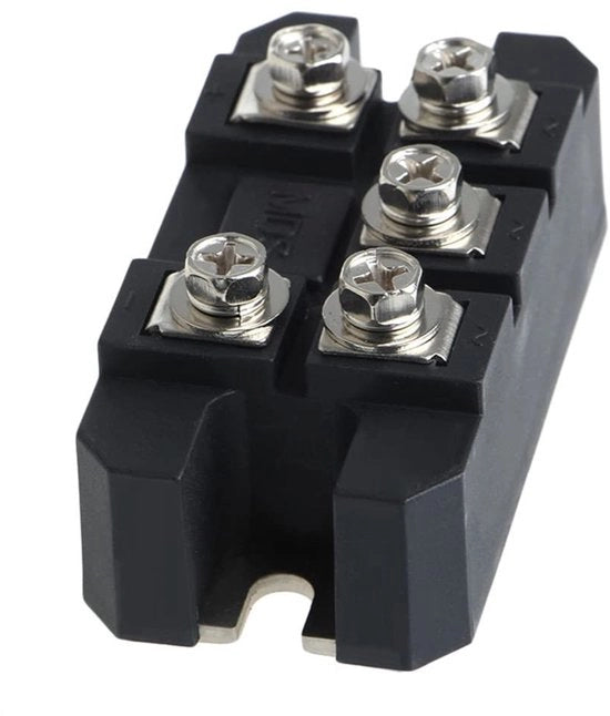 Modulo Diode 3 Fasi a 5 Terminali - Utilizzo Registrazione 100A - Nero - 1600V - Diode di Potenza di Alta Qualità - Adatto per Montaggio di Pannello - MDS100