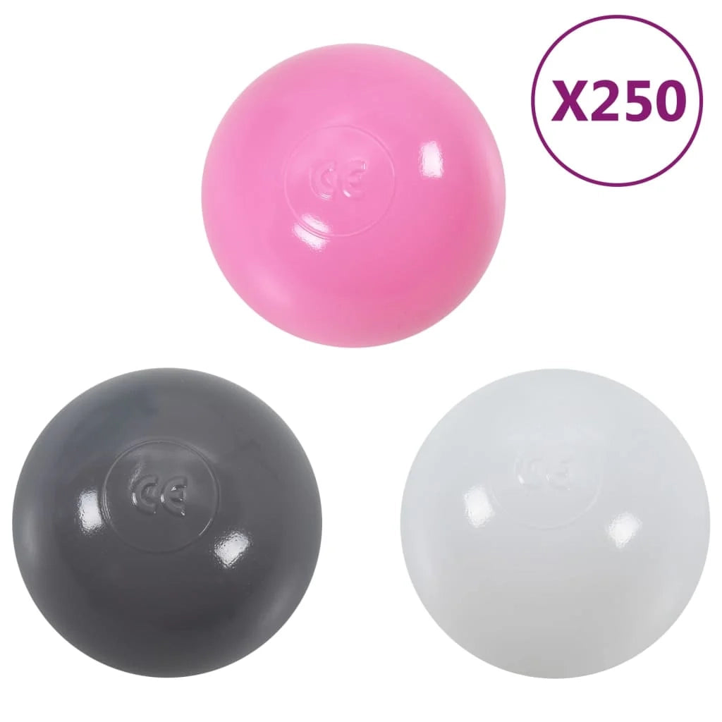 Tenda da gioco per bambini con 250 palline rosa 301x120x128 cm 02_0005123